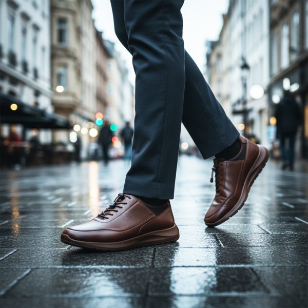 FEXO - KAHVERENGİ DERİ & STRECH