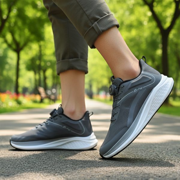 ERS-5804 Gri Spor Ayakkabı & Akıllı Bağcıklı