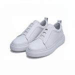 JUNO - Beyaz Hakiki Deri Slip-On Sneaker
