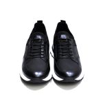 Nish - Leather & Stretch Sneakers