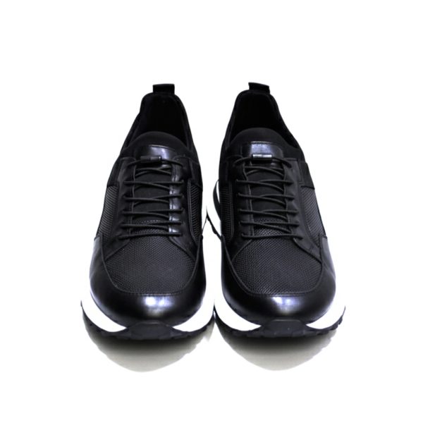 Nish - Leather & Stretch Sneakers
