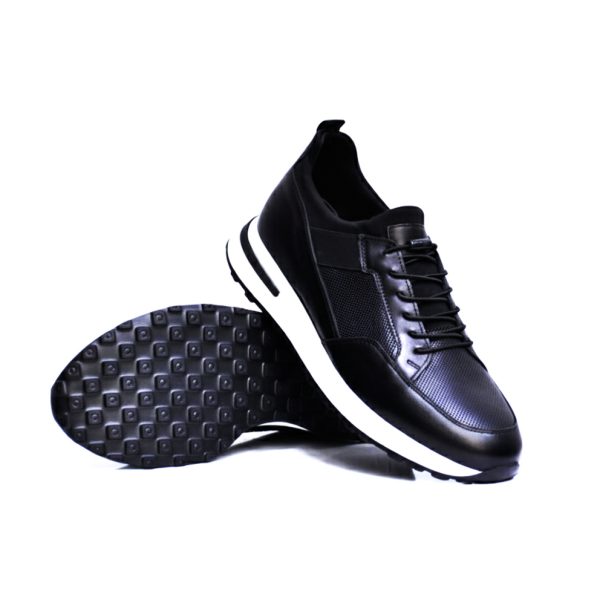 Nish - Leather & Stretch Sneakers