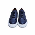 JUNO - Lacivert Hakiki Deri BATTAL