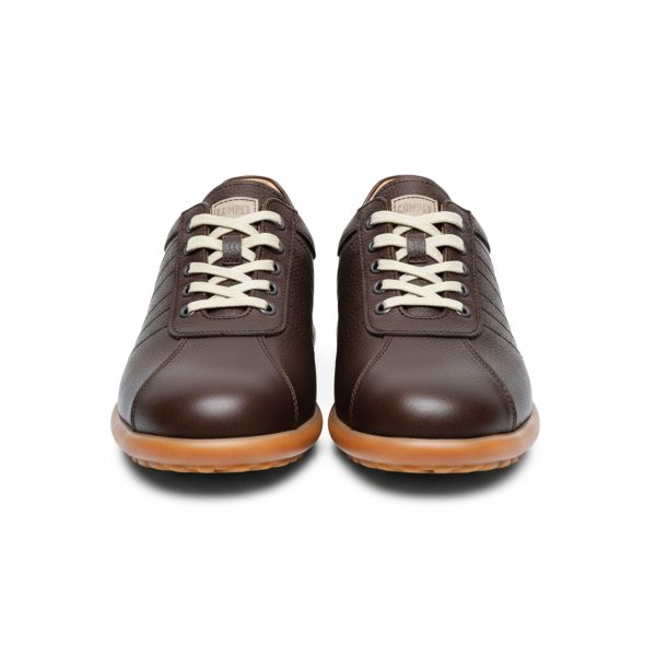 ريبو - حذاء جلدي بني اللون