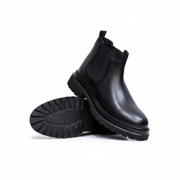 الثلج- حذاء أنالين الجلدي بإطار من الثلج