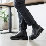 SNOW- Elasticated & Zipped Floter Leather Boots