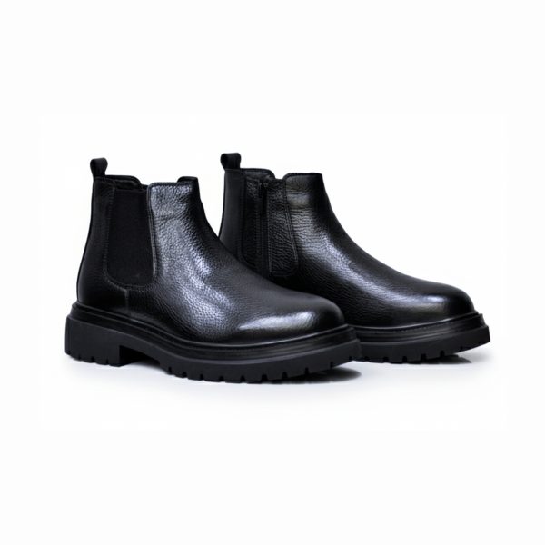 SNOW- Elasticated & Zipped Floter Leather Boots