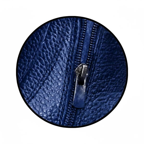 فيكست - حذاء جلدي أزرق داكن