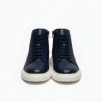 فيكست - حذاء جلدي أزرق داكن