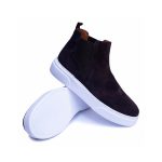 CHELSEA- Sneaker Süet Koyu Kahve Deri Bot