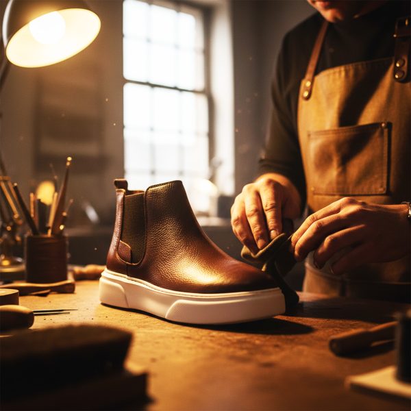 شيلسا - حذاء سنيكرز طابا جلدي من شيلسا