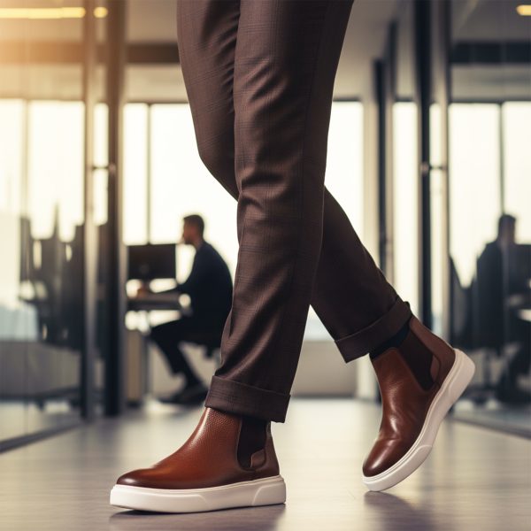 شيلسا - حذاء سنيكرز طابا جلدي من شيلسا