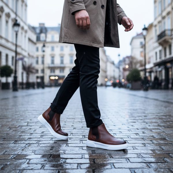 شيلسا - حذاء سنيكرز طابا جلدي من شيلسا