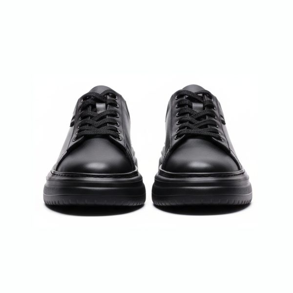 FLOW - Siyah Deri Ayakkabı