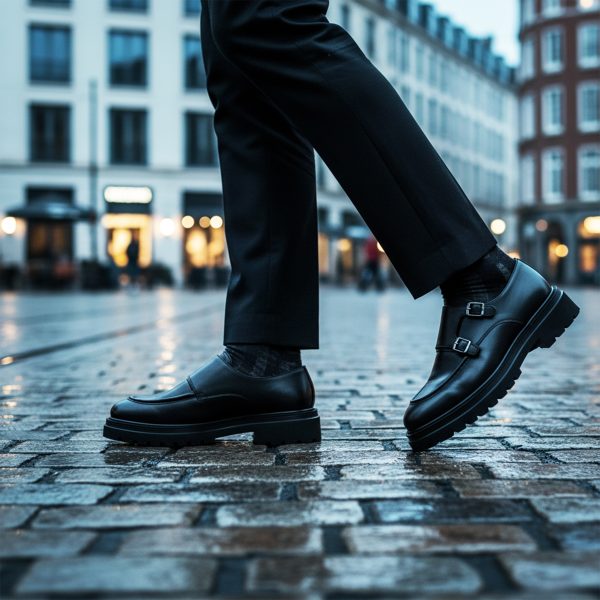 أحذية جيوفاني الجلدية