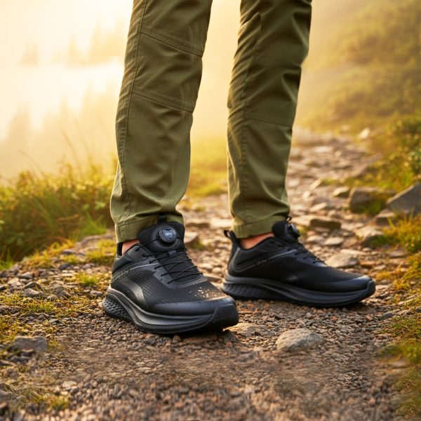 ERS-BATTAL Siyah Spor Ayakkabı & Akıllı Bağcıklı