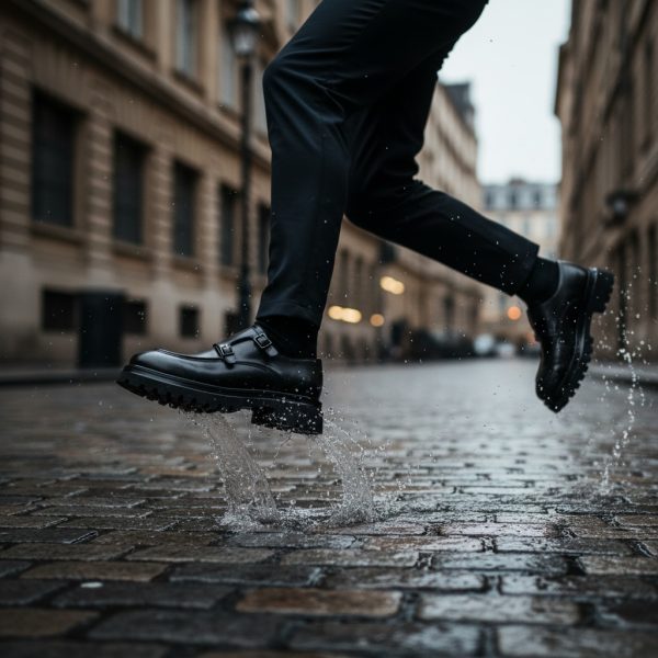 أحذية جيوفاني الجلدية