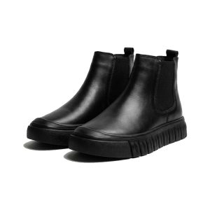 Raven Black - Siyah Deri Chelsea Bot