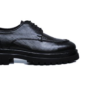 Massimo Black Floter Leather Shoes