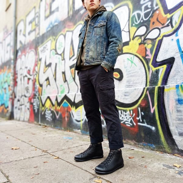 Ripo - Siyah&Siyah Deri Bot