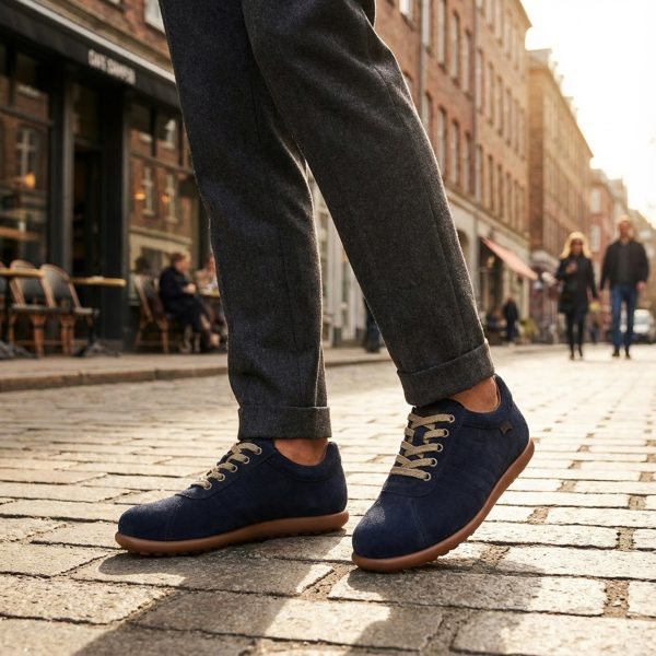 Ripo - Navy Blue Suede Shoes