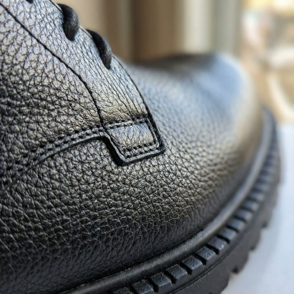 Roda - Siyah Floter Deri Fermuarlı Bot