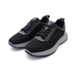 Void - Black Nubuck Leather Sneakers