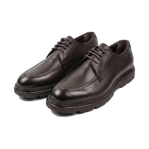 Mokka - Dark Brown Leather Lace-up Shoes