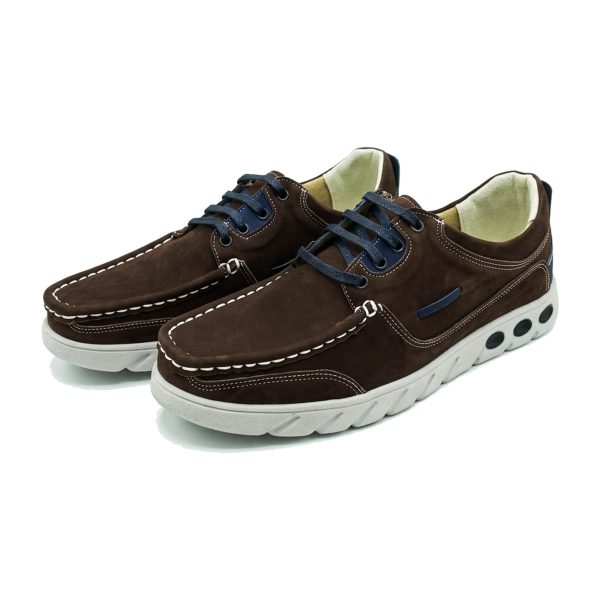 Marine - Kahve Nubuk Deri (Bağlı)