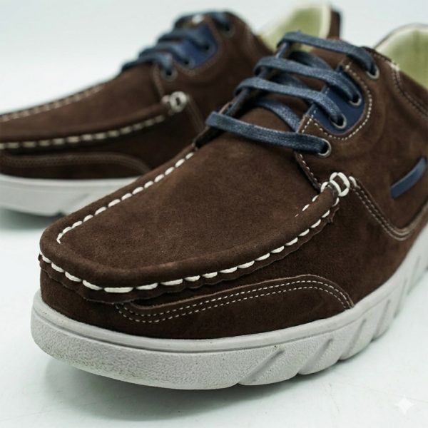 Marine - Kahve Nubuk Deri (Bağlı)