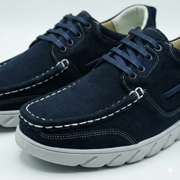 Marine - Lacivert Nubuk Deri (Bağlı)