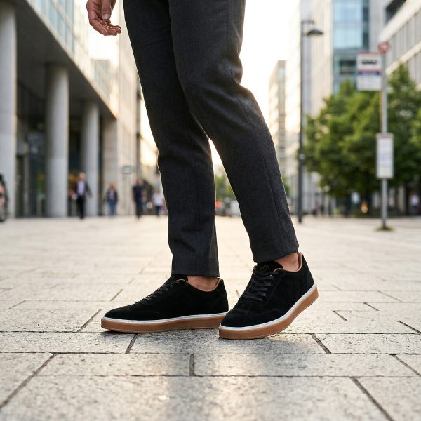 Torino - Siyah S&uuml;et Deri Ayakkabı