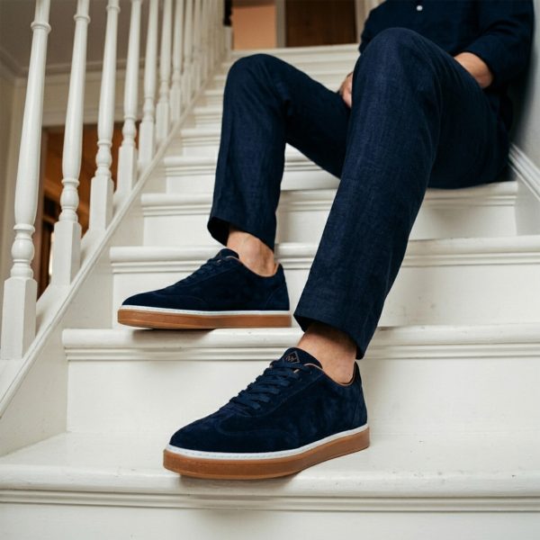 Torino - Lacivert S&uuml;et Deri Ayakkabı