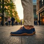 Coudron - Hakiki Nubuk Lacivert Deri Ayakkabı (Bağcıklı)