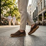 Coudron - Hakiki Nubuk Kahverengi Deri Ayakkabı (Makosen)