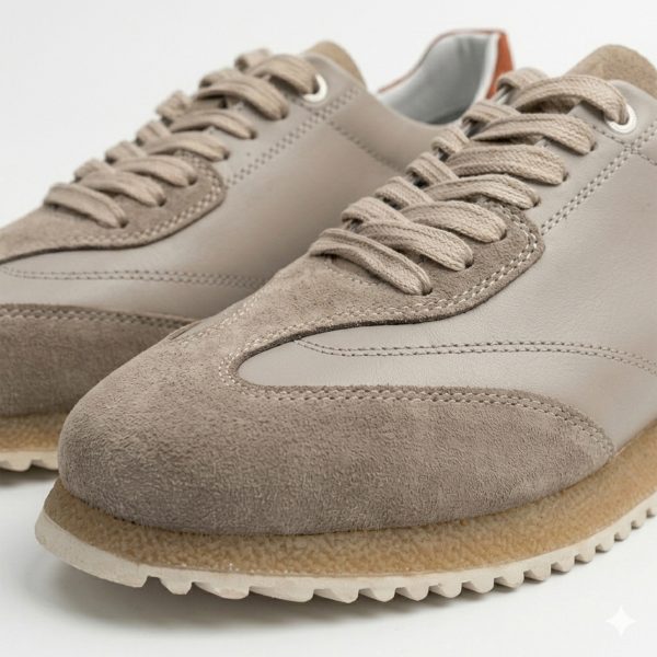 Roby - Bej Hakiki Deri Ayakkabı