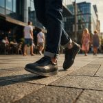 Roby - Siyah&Gri Hakiki Deri Ayakkabı