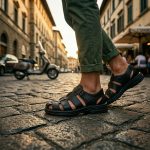 SND-01 SİYAH HAKİKİ DERİ SANDALET