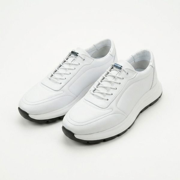 SOFTY - Beyaz Yumuşak Deri Ayakkabı