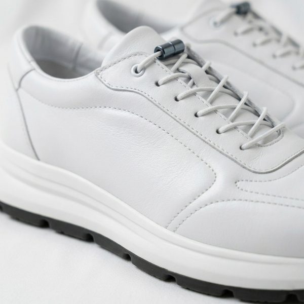 SOFTY - Beyaz Yumuşak Deri Ayakkabı