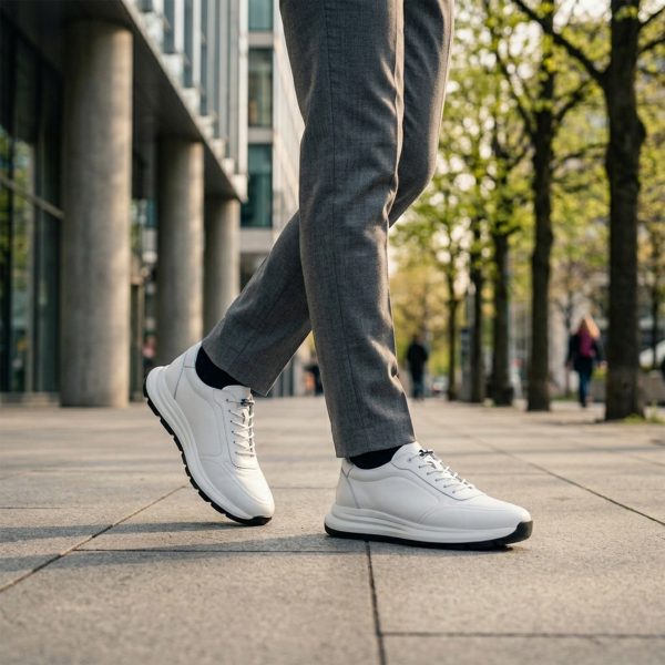 SOFTY - Beyaz Yumuşak Deri Ayakkabı