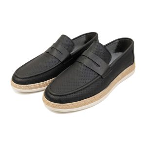 Tony Loafer - Siyah Deri Ayakkabı