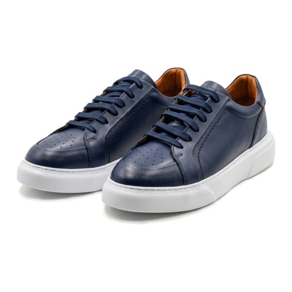 WEXO - Lacivert Hakiki D&uuml;z Deri