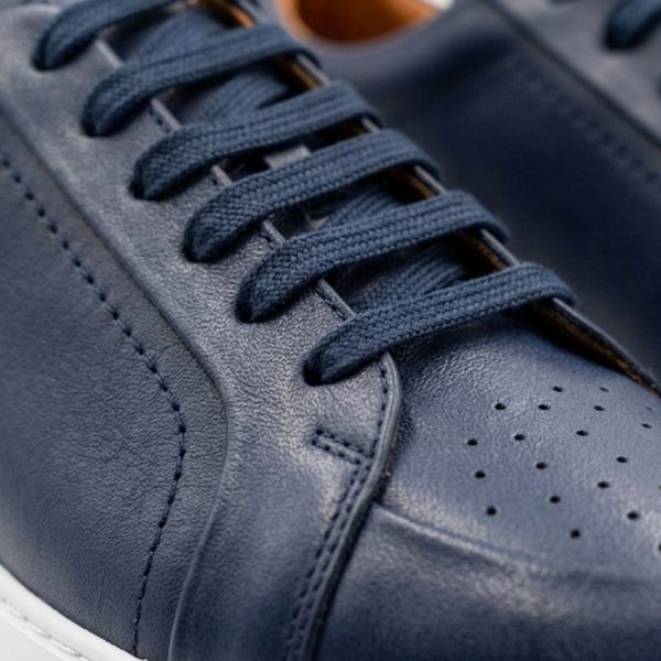 WEXO - Lacivert Hakiki D&uuml;z Deri